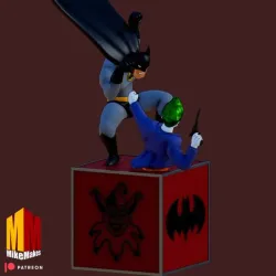 Batman & Joker - Batman The Animated Series Tribute Statue