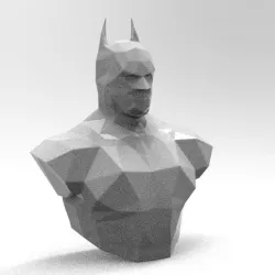 Batman Low Poly Bust