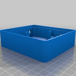 Battery container for Minimalist 3D Printed Fume Extractor