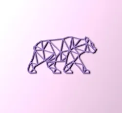 bear book mark , wall decoration