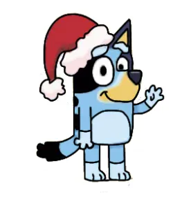 Bluey Christmas cookie cutter