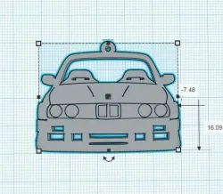 BMW E30 M3 Keychain