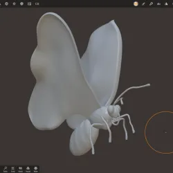 Butterfly sculpture