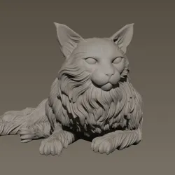 Cat 3d model