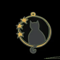 CAT CHRISTMAS BALL