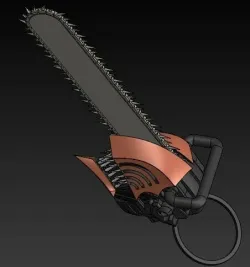 Chainsaw man keychain