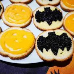 Cheese cutter toast for halloween