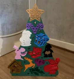 Christmas tree puzzle