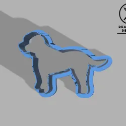 COCKAPOO DOG FONDANT AND COOKIE CUTTER FOR BAKING