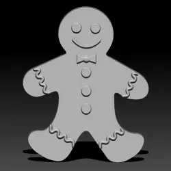 cookie doll candle
