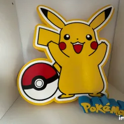 CUSTOMIZABLE LED PICACHU LAMP / LAMP PICACHU CUSTOM