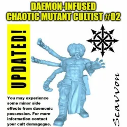 Daemon-infused Chaotic Mutant Cultist #2 - 'Fly Guy'