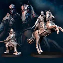 Demon' Slaugther Elf - Foot and Mounted | Bloody Elves | Fantasy