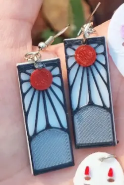 Demon Slayer earrings - Demon Slayer earrings