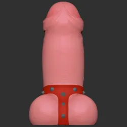Dildo Big ball 3D Print Model