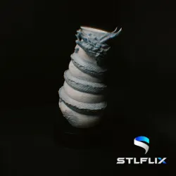 Dragon Wrapped Vase