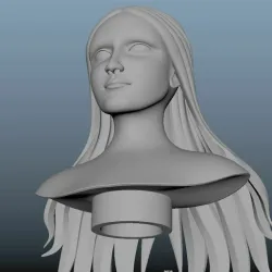 Dummy Hair Mannequin for Hair Styling