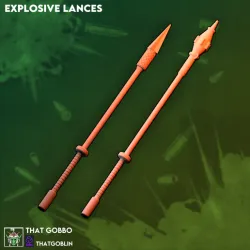 Explosive Spears