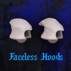 Faceless hood head
