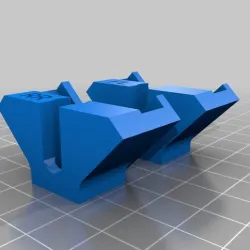 FlashForge Creator Pro glass bed brackets