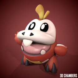 Fuecoco STL - Pokemon Scarlet Pokemon Violet
