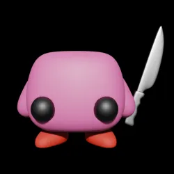 FUNKO Kirby with knife