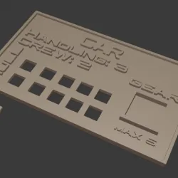 Gaslands Dashboard Style One