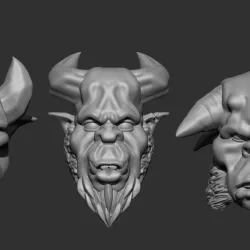 Goatmen Gruntun Updated Heads