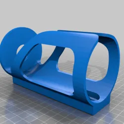 Golf push cart cup and can holder