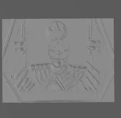 Green Ranger Dragonzord Lithophane
