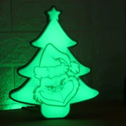 Grinch: Christmas Tree Lithophane