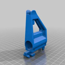 Heavy gas block for canadian/british M4