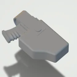 holstered bolt pistol