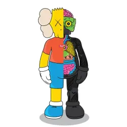 Kaws Bart Simpson Flayed Open
