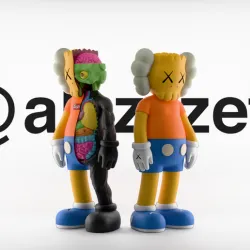 Kaws Bart Simpson x Bart Simpson Flayed Open