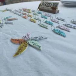Keychain - feather