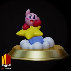 Kirby Statue Diorama for 3D Printing