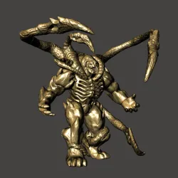 Lambent Berserker - Gears of War 3 ultra detailed high-poly STL 3D print model
