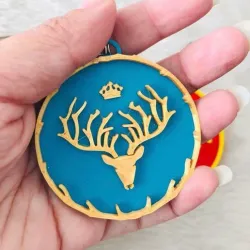 Llavero Terrasen de la saga Trono de Cristal / Terrasen Keychain – Throne of Glass Inspired