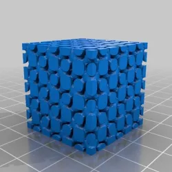 Low Poly D-prime surface SOLID version
