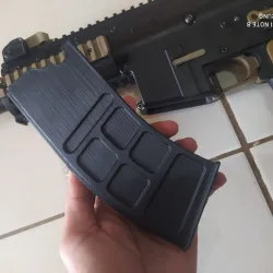 Mag Longo Curvo Para Tm-15 - Bem Justo No Marcador Paintball