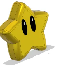 MARIO BROS (BROTHERS) STAR CHRISTMAS TREE TOPPER MMU