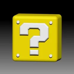 MARIO BROS QUESTION MARK SOLID SHAMPOO AND MOLD FOR SOAP PUMP