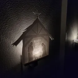 Mary Did You Know Night light or with a Tea light