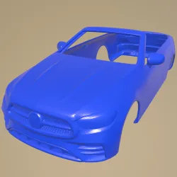 Mercedes-Benz E-Class Cabrio AMG Line 2021 PRINTABLE CAR BODY