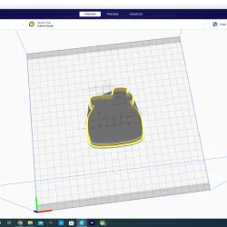 Milk bottle cookie cutter
