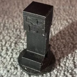 Minecraft Inspired Creeper Chess Piece