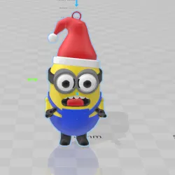 Minion christmas ball/key chain