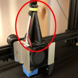Monoprice MP10 Filament Feeding Strain Relief