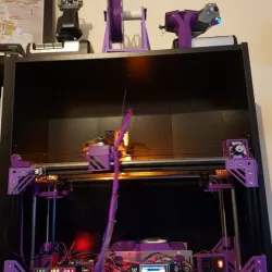 MR Purple 3D Printer. Ender 3 Donor